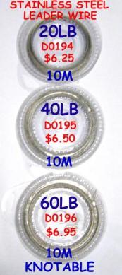 knotable leader wire 